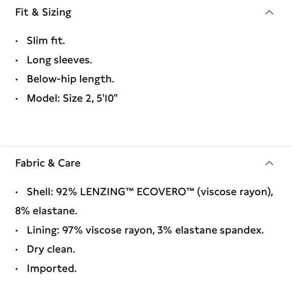 NWT Banana Republic Hyper Transition Crème White Refined Blazer Size 6. - Picture 9 of 10